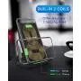 Fast Wireless Charger,[2 Pack] NANAMI Qi Certified Wireless Charging Stand Compatible iPhone SE/11/11 Pro/11 Pro Max/XR/XS Max/XS/X/8 Plus,Samsung Galaxy S20/S10/S9/S8/Note10+/9/8 and Qi-Enabled Phone