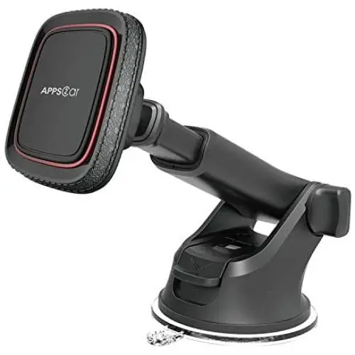 Magnetic Phone Car Mount,APPS2Car Universal Dashboard Windshield Industrial-Strength Suction Cup Car Phone Mount Holder with Adjustable Telescopic Arm,6 Strong Magnets,for All Cell Phones Magnetic Phone Car Mount,APPS2Car Universal Dashboard Windshield Industrial-Strength Suction Cup Car Phone Mount Holder with Adjustable Telescopic Arm,6 Strong Magnets,for All Cell Phones