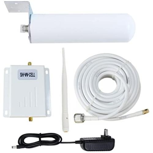 Cell Phone Signal Booster ATT T-Mobile 4G LTE Band12/17 700MHz FDD AT&T Cell Signal Booster AT&T Signal Booster Repeater ATT Mobile Phone Signal Booster Amplifier with Whip+Omni Antennas Kits for Home