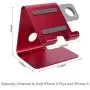 Tranesca 2-in-1 Charger Stand Compatible with Apple Watch 5/Apple Watch 4/Apple Watch 3/Apple Watch 2/Apple Watch 1(38mm/40mm/42mm/44mm) and iPhone/iPad (Red-Must Have Apple Watch Accessories)