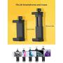 Phone Tripod Mount with V5 Bluetooth Remote, Mpow Universal Cell Phone Tripod Holder Mount Adapter, Smartphone Holder Clip Compatible with iPhone and All Phones, Camcorder, Selfie Monopod and More