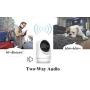 GevTa Pet Camera，FHD Dog Camera WiFi Pet Monitor Indoor Cat Camera Night Vision 2 Way Audio and Motion Detection