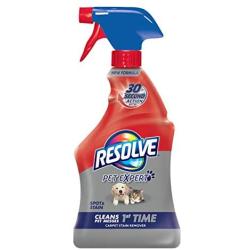 Resolve Pet Carpet Spot & Stain Remover Spray, 22oz (Pack of 2)