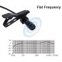 Professional Grade Lavalier Lapel Omnidirectional Phone Audio Video Recording Lavalier Condenser Microphone for iPhone X Xr Xs max 8 8plus 7 7plus 6 6s 6plus 5 / iPad (4.92ft)