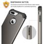 BENTOBEN Case for iPhone 8 Plus, iPhone 7 Plus Case, 3 in 1 Hybrid Hard PC Soft Rubber Heavy Duty Rugged Bumper Shockproof Anti Slip Full-Body Protective Phone Cover for iPhone 8 Plus/7 Plus, Gunmetal