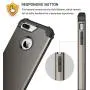 BENTOBEN Case for iPhone 8 Plus, iPhone 7 Plus Case, 3 in 1 Hybrid Hard PC Soft Rubber Heavy Duty Rugged Bumper Shockproof Anti Slip Full-Body Protective Phone Cover for iPhone 8 Plus/7 Plus, Gunmetal