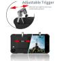 Mobile Game Controller Case for iPhone Xs Max, Phone Cover L1R1 Trigger Joystick Gamepad Grip Remote,2 in 1 Mobile Game Controller +Cover for Apple iOS (6.5" in Black)
