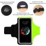 Yigou Sweat Resistant Armband, Cell Phone Armband Case Fit iPhone Xs Max/X/8 Plus/7 Plus, Galaxy S8/S8 Plus/S7 Edge Phones up to 6.0¡± with Safety Reflective Strips, Idear for Running Sports Biking