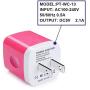 USB Wall Charger, Charger Adapter Charger Block, Double Wall Charger Plug 3-Pack 2.1Amp Dual Port Cube USB Power Adapter Compatible with iPhone 8/7/6 Plus/X, iPad, Samsung Galaxy S5 S6 S7 Edge, Kindle