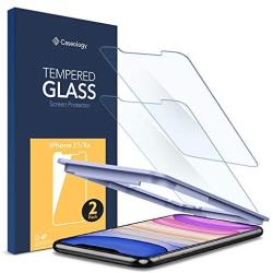Caseology Tempered Glass for Apple iPhone 11 Screen Protector (2019) and iPhone XR (2018) - 2 Pack