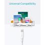 Anker PowerLine 10ft Lightning Cable, MFi Certified for iPhone XS / XS Max / XR / X / 8 / 8 Plus / 7 / 7 Plus / 6 /6 Plus / 5s / iPad, and More (White)