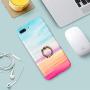 J.west iPhone 8 Plus Case,iPhone 7 Plus Case, Slim Fit Soft Silicone Bumper Protective Shock-Absorption Anti-Scratch Case Back Cover with Stand for iPhone 7/8 Plus 5.5 inch (Cloud)