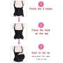 LODAY Waist Trainer Corset for Weight Loss Tummy Control Sport Workout Body Shaper Black