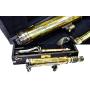 Sailors Art Antique Brass Telescope-Vintage Look Telescope with Tripod Table Stand-12 Inch High Magnification with Glass Optics - W. Ottway & Co London 1915-Fully Calibrated Celestial Viewing