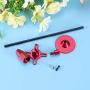 Pixnor Apm2.6 MWC GPS Compass Antenna Folding Fixed Mount Bracket Holder for DJI Red