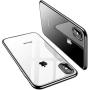 TORRAS Crystal Clear iPhone Xs Max Case, [Anti-Yellowing] Soft Silicone Shockproof TPU Slim Thin Protective Phone Cover Case for iPhone Xs Max 6.5 inch - Black