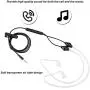 Walkie Talkie Earpiece with Mic 3.5mm Radio Earpiece Acoustic Tube Earpiece Headset with CTIA/OMTP Mode Stereo Air Tube Radiation Protection Headphones for Mobile Phone (1M)(Black) Walkie Talkie Earpiece with Mic 3.5mm Radio Earpiece Acoustic Tube Earpiece Headset with CTIA/OMTP Mode Stereo Air Tube Radiation Protection Headphones for Mobile Phone (1M)(Black)