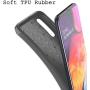 Muokctm Samsung Galaxy A10E Case, with Tempered Glass Screen Protector, Slim Soft TPU Protective Rubber Bumper Case Cover for Samsung Galaxy A10E Phone (Gray)