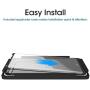 amFilm Glass Screen Protector for Samsung Galaxy S8 Plus, 3D Curved Tempered Glass, Dot Matrix with Easy Installation Tray, Case Friendly (Black)
