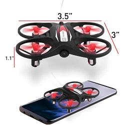 Mini Drone,AICase Mini Drone for Beginner, WiFi FPV RC Quadcopter with 720P HD Camera Altitude Hold Headless Mode 3D Flip Speed Switch 3 Batteries for Kids Gift