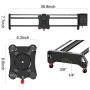 GVM Camera Slider, 31" 2-Axis Carbon Fiber Motorized Slider Track Dolly Rail with APP Control and Wireless Controller, 360 Degree Panoramic Shooting and Time-Lapse Photography for Most DSLR Cameras