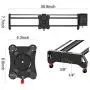 GVM Camera Slider, 31" 2-Axis Carbon Fiber Motorized Slider Track Dolly Rail with APP Control and Wireless Controller, 360 Degree Panoramic Shooting and Time-Lapse Photography for Most DSLR Cameras GVM Camera Slider, 31" 2-Axis Carbon Fiber Motorized Slider Track Dolly Rail with APP Control and Wireless Controller, 360 Degree Panoramic Shooting and Time-Lapse Photography for Most DSLR Cameras