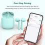 Wireless Earbuds, HSPRO Bluetooth 5.0 Earbuds Touch Control in-Ear True Wireless Headphones, 20 Hrs Playtime with Charging Case, Hi-Fi Stereo Earbuds with Built-in Mic for Sports and Work