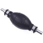 NAVARME 2Pcs 3/8"(10mm) Rubber Metal One Way Valve Fuel Pump Line Hose Hand Primer Bulb for Car Marine Boat 3/8 9001080A