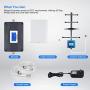 Verizon AT&T Cell Phone Signal Booster Dual 700MHz Band 13/12/ 17 4G LTE Cellular Signal Booster FDD High Gain 65dB Cell Phone Booster Amplifier Repeater for Remote Area Verizon ATT T-Mobile