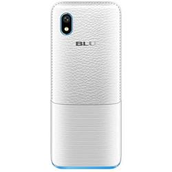 BLU Tank II T193 Unlocked GSM Dual-SIM Cell Phone with Camera and 1900 mAh Big Battery - Unlocked Cell Phones - Retail Packaging - White Blue