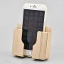 Wall Mount 3M Adhesive Mobile Phone Wall Charger Holder and Remote Control Stand Multipurpose Storage Box (Gold 2 Pack)
