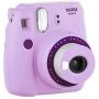 Fujifilm Instax Mini 9 Camera + Fujifilm Instax Mini Camera + Camera Instax Mini 9 Purple+ Instax Mini 9 Case + Instax Accessories Kit Bundle, Instant Camera Gift Sets - Light Purple