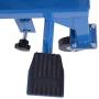 DURHAND 300 lbs Hydraulic Motorcycle Scissor Jack Lift Foot Step Wheels for Small Dirt Bikes