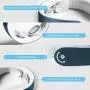 Neck Massager Portable Neck Massgaer with Heat 5 Moeds 15 Speeds Personal Relaxation Gift for Family Women Men