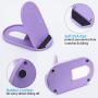 Cell Phone Stand, 6pack Portable Foldable Desktop Cell Phone Holder Adjustable Universal Multi-Angle Cradle for Desk Tablet iPad Mini iPhone X/8/7 Plus/7/6s/6 Samsung Galaxy, Black, White, Blue