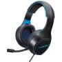 Evo Core Phenom EXP04 Gaming Headset with Boom Mic, Compatible with PS4, Xbox and Mobile Devices (Blue)