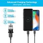 Mini 2 USB Car Charger, Bralon 2-Pack 3.4A/18W Smart Car Charger Fit for Galaxy S9/S8/S7/S6/Edge/Plus,iPhone X/8/7/6/5, iPad Pro/Air 2/mini and More