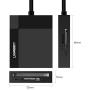 UGREEN SD Card Reader USB 3.0 Card Hub Adapter 5Gbps Read 4 Cards Simultaneously CF, CFI, TF, SDXC, SDHC, SD, MMC, Micro SDXC, Micro SD, Micro SDHC, MS, UHS-I for Windows, Mac, Linux