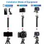 Phone Tripod,Portable Flexible Camera Tripod Stand,3 in 1 Mini Tripod with Wireless Remote and GoPro Adapter,Universal Phone Holder Compatible with iPhone, Android,DSLR,Sports Camera GoPro Phone Tripod,Portable Flexible Camera Tripod Stand,3 in 1 Mini Tripod with Wireless Remote and GoPro Adapter,Universal Phone Holder Compatible with iPhone, Android,DSLR,Sports Camera GoPro