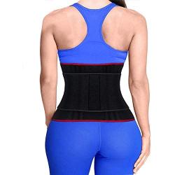 YIANNA Waist Trainer Slimming Body Shaper Belt - Sport Girdle Waist Trimmer Compression Belly Weight Loss