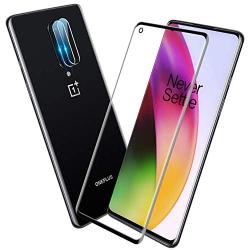 TopACE Screen Protector for OnePlus 8, Camera Protector&Screen Protector Tempered Glass[Bubble Free][HD][Case Friendly][High Responsivity]Compatible for OnePlus 8 (Clear)
