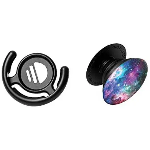 PopSockets: Collapsible Grip & Stand for Phones and Tablets - Blue Nebula & Mount