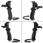 Fantaseal Ergonomic Action Camera Hand Grip Mount w/Smartphone Clip Compatible with Sony FDR X-3000V X1000VR HDR AS 300 AS-10/15 /20/30/50/100 Action Cam Nikon Keymission Hand Grip Handheld Holder