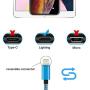 PLmuzsz iPhone Charger Cable,MFi Certified Lightning Cable 5 Pack-6FT Durable High-Speed Charger Nylon Braided Cord Compatible iPhone11 Pro Max/Xs/Max/XR/X/8Plus/7Plus/6S Plus/SE/iPad/Nan Light Blue