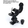 Waterproof Bike Phone Case - Motorbike or Bicycle Mount for Handlebars. Fits All Phones. 6.7" x 4"- iPhone 7,8 Plus + Samsung. GPS Navigation, Cycling Computer. 360 Degree Rotation with Neck Strap.
