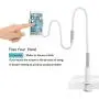 Gooseneck Cell Phone Holder, licheers Flexible Lazy Holder Phone Stand for Phone 11 Pro XS Max XR X 8 7 6 6S Plus, Samsung and 3.5-7 Inch Devices, Overall Length 43.3In (White)