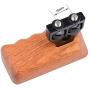 CAMVATE DSLR Wooden Handle for Right Grip Mount Support for DV Video Cage Rig(Right Hand)