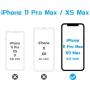 MANTO Screen Protector for iPhone 11 Pro Max and iPhone Xs Max 6.5 Inch (3-Pack) Full Coverage Tempered Glass Protector Film, 3D Touch, Anti Fingerprint, Black