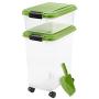 IRIS USA, Inc. 3- Piece Airtight Pet Food Storage Container Combo