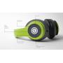 iJoy Matte Finish Premium Rechargeable Wireless Headphones Bluetooth Over Ear Headphones Foldable Headset with Mic (SRG-Lime)